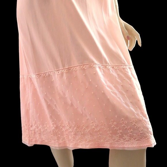 Vintage 1950s Peachy Pink Slip Dress NWT Size M‎ - Picture 4 of 10